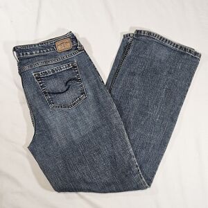 Signature by Levi Strauss & Co. Mid Rise Bootcut Jeans Misses 14 Medium Boot Cut